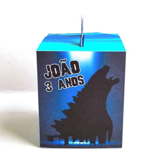 Caixa de Mão - Godzilla Azul
