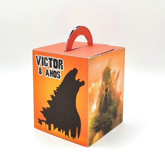 Caixa de Mão - Godzilla Laranja
