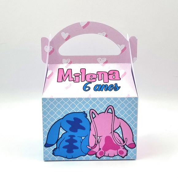 Caixa Malinha - Stitch e Angel