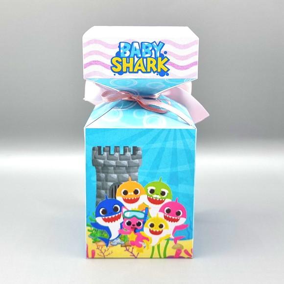 Caixa Meia Bala - Baby Shark Rosa