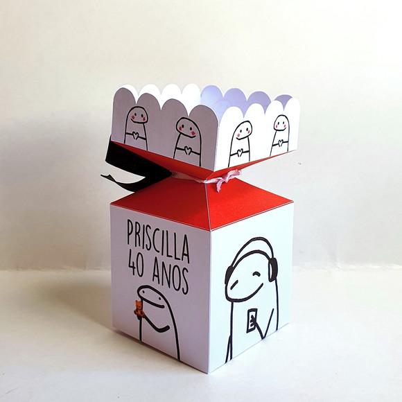 Caixa Meia Bala - Flork Bentô Florky