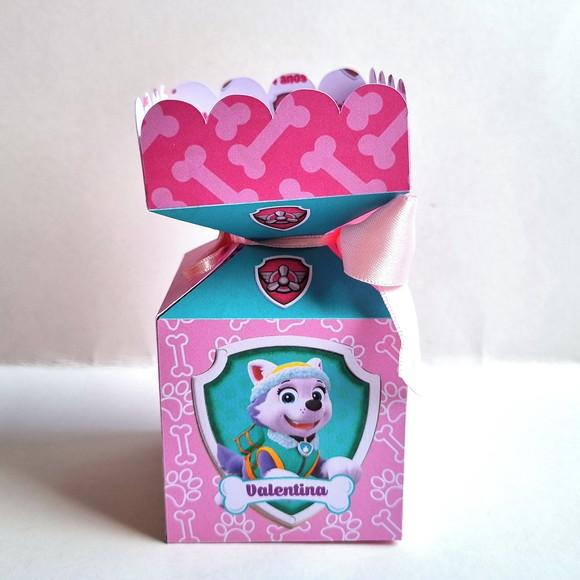 Caixa Meia Bala - Patrulha Canina Rosa