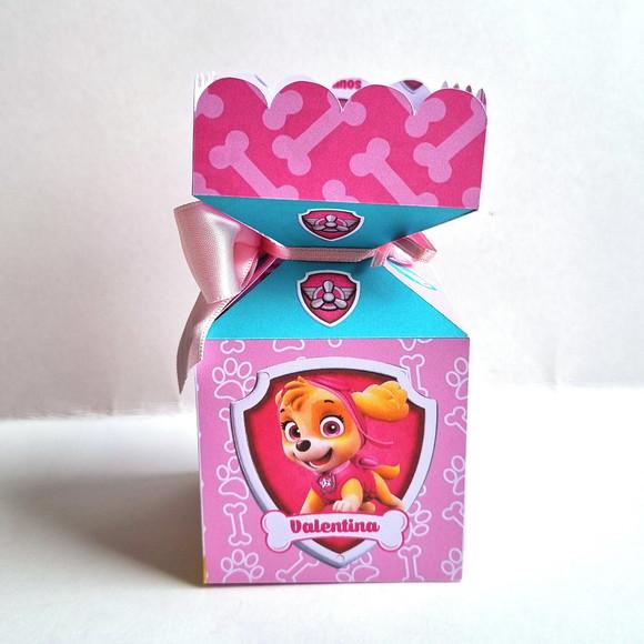 Caixa Meia Bala - Patrulha Canina Rosa