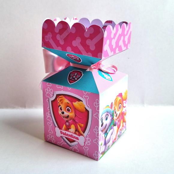 Caixa Meia Bala - Patrulha Canina Rosa