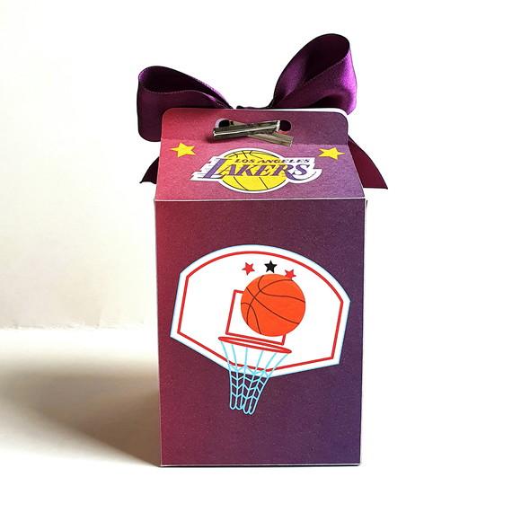 Caixa Milk - Basquete Los Angeles Lakers
