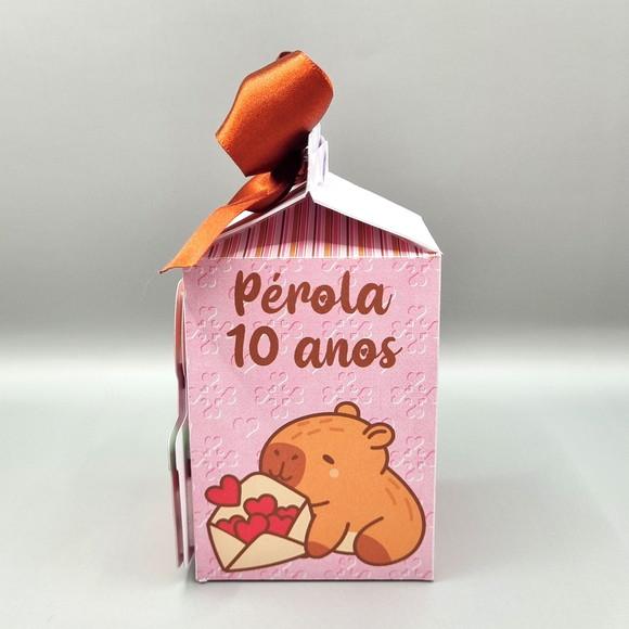 Caixa Milk - Capivara Cute
