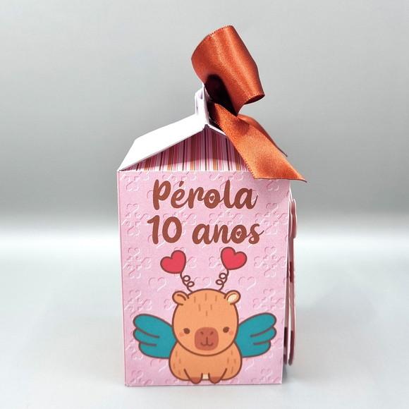 Caixa Milk - Capivara Cute