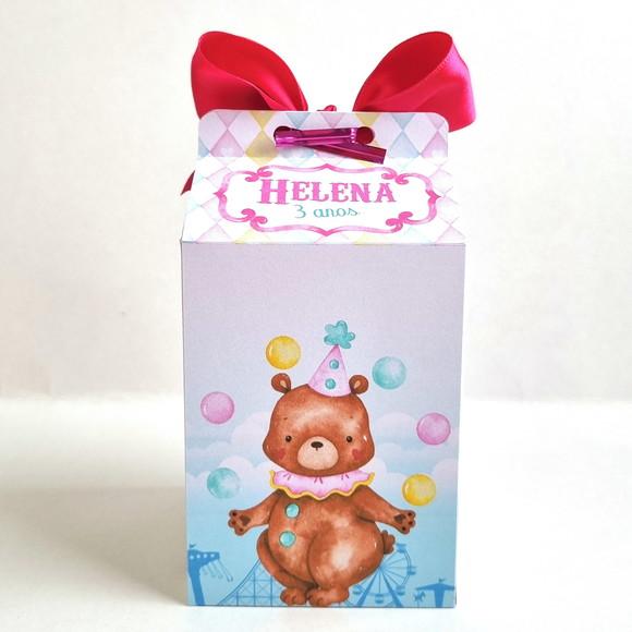 Caixa Milk - Circo Rosa