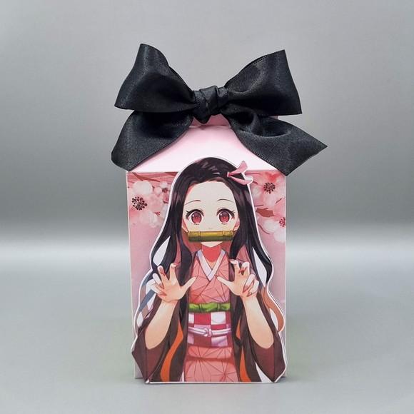 Caixa Milk - Demon Slayer Rosa