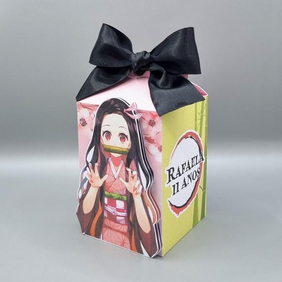 Caixa Milk - Demon Slayer Rosa