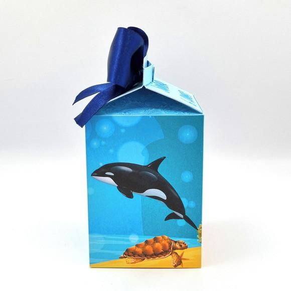 Caixa Milk - Fundo do Mar Realista