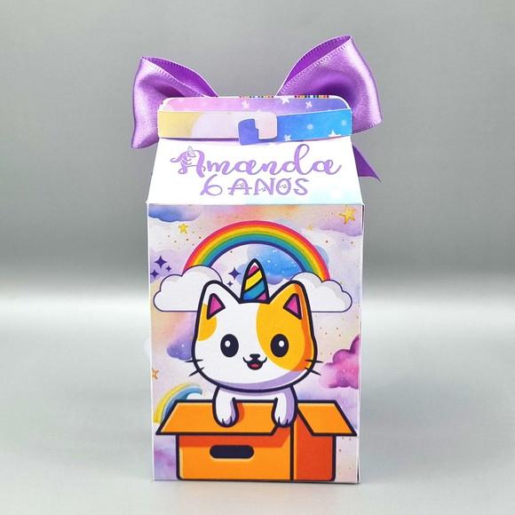 Caixa Milk - Gato Unicórnio
