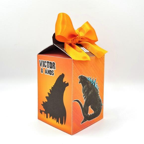 Caixa Milk - Godzilla Laranja