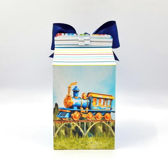 Caixa Milk - Meios de Transporte Realista Aquarela