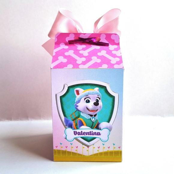Caixa Milk - Patrulha Canina Rosa