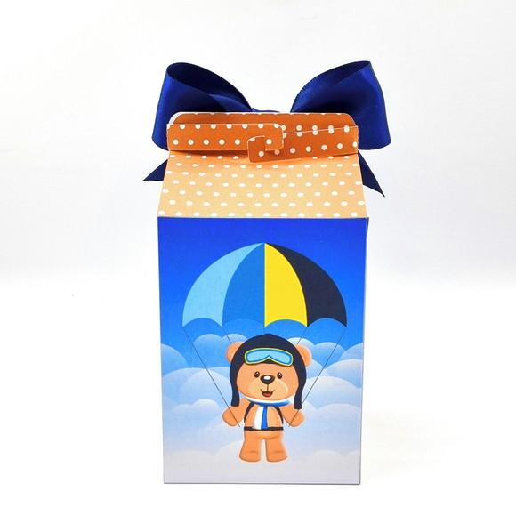 Caixa Milk - Urso Aviador