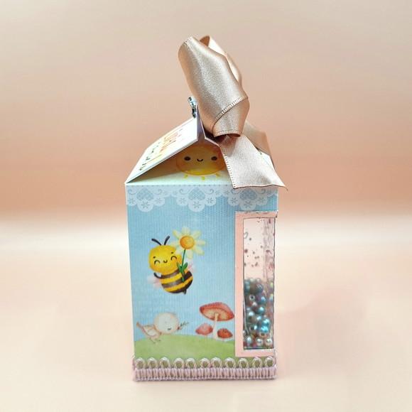 Caixa Milk Shaker - Jardim Encantado Aquarela