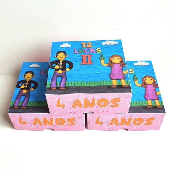 Caixa para 4 Doces - 12 Locks