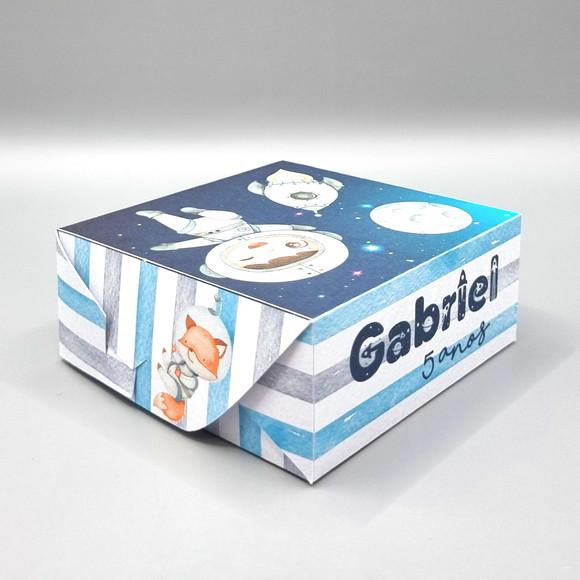 Caixa para 4 Doces - Astronauta