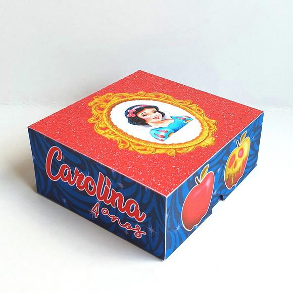 Caixa para 4 Doces - Branca de Neve