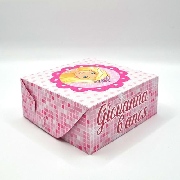 Caixa para 4 Doces - Barbie