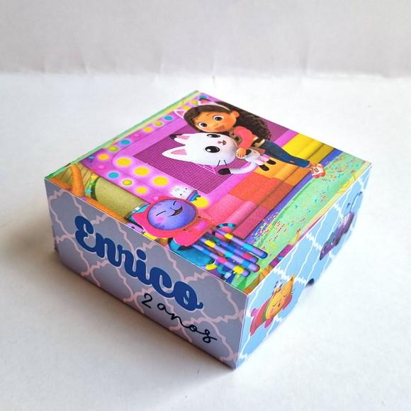 Caixa para 4 Doces - Casa Mágica da Gabby