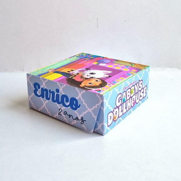 Caixa para 4 Doces - Casa Mágica da Gabby