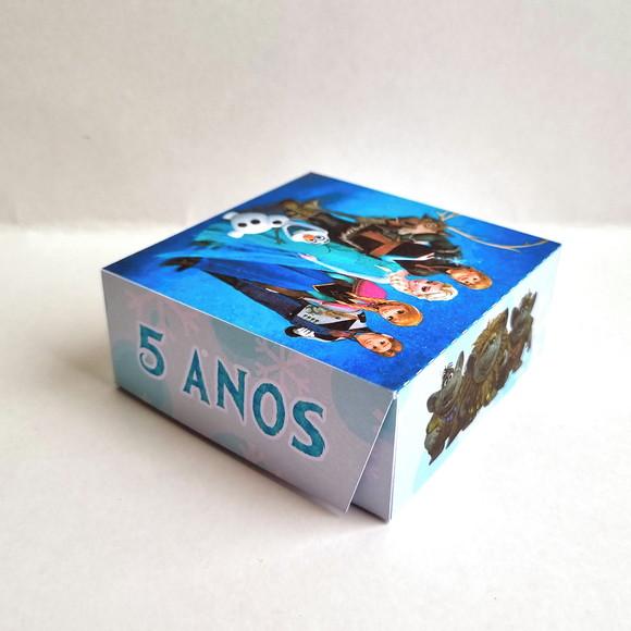 Caixa para 4 Doces - Frozen