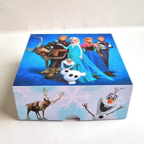 Caixa para 4 Doces - Frozen