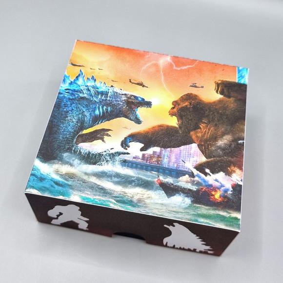 Caixa para 4 Doces - Godzilla Vs Kong