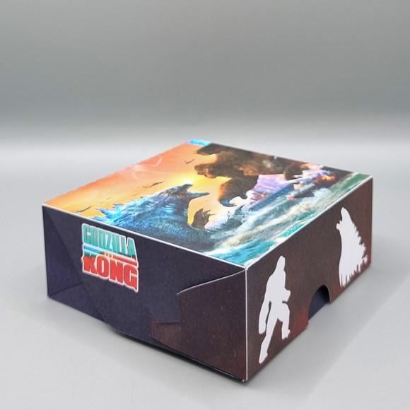 Caixa para 4 Doces - Godzilla Vs Kong