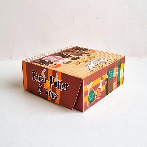 Caixa para 4 Doces - Harry Potter