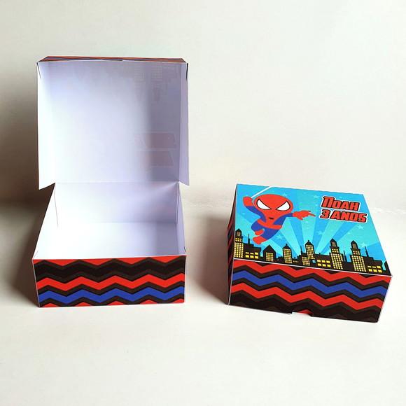 Caixa para 4 Doces - Homem Aranha Baby
