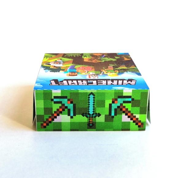 Caixa para 4 Doces - Minecraft