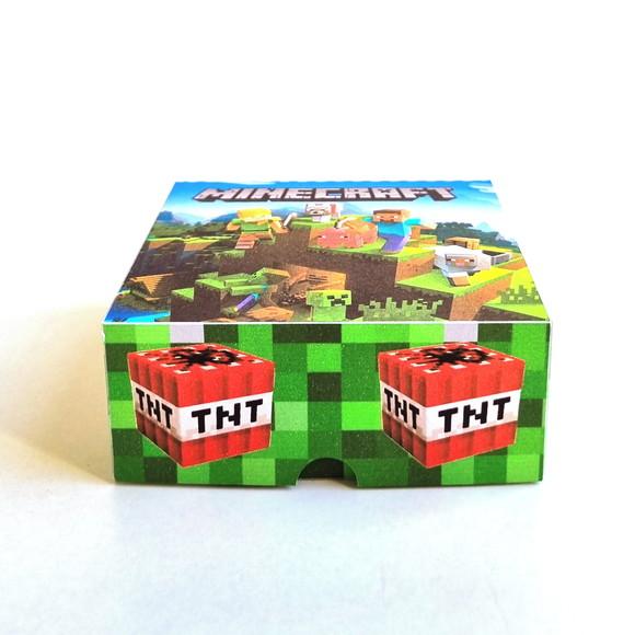 Caixa para 4 Doces - Minecraft