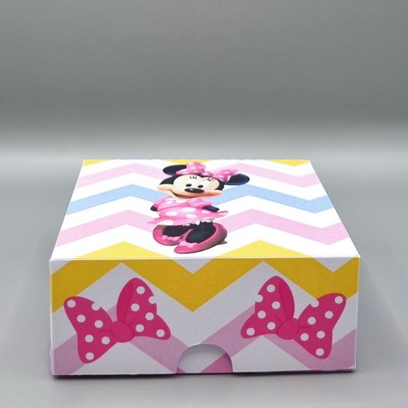 Caixa para 4 Doces - Minnie
