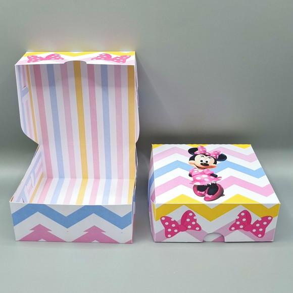 Caixa para 4 Doces - Minnie
