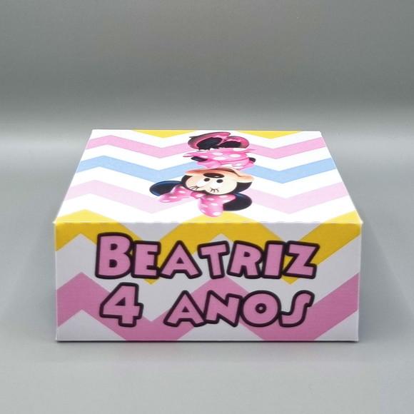 Caixa para 4 Doces - Minnie