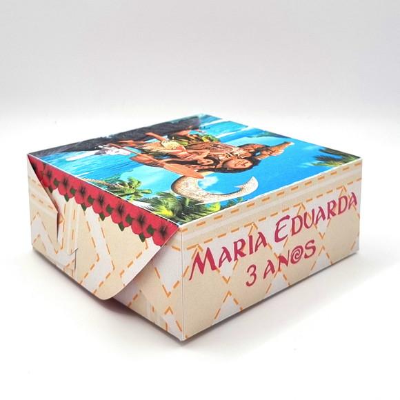 Caixa para 4 Doces - Moana