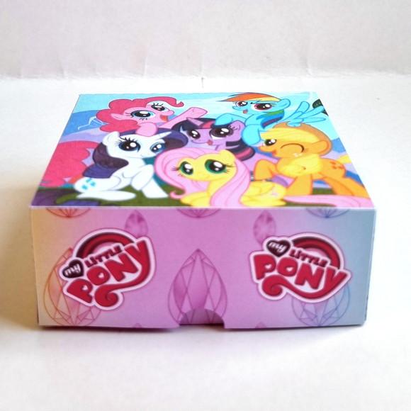 Caixa para 4 Doces - My Little Pony