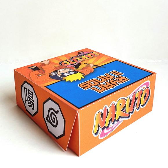 Caixa para 4 Doces - Naruto