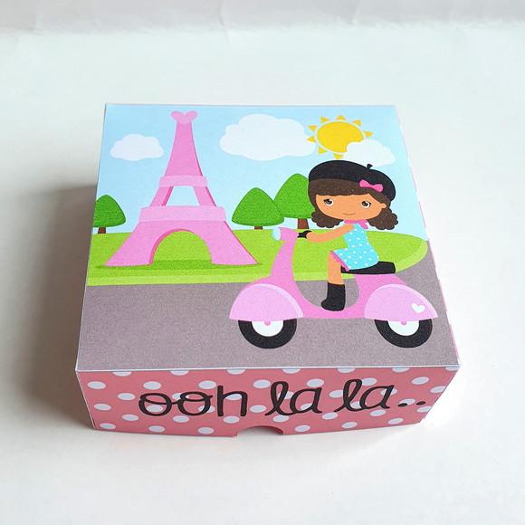 Caixa para 4 Doces - Paris