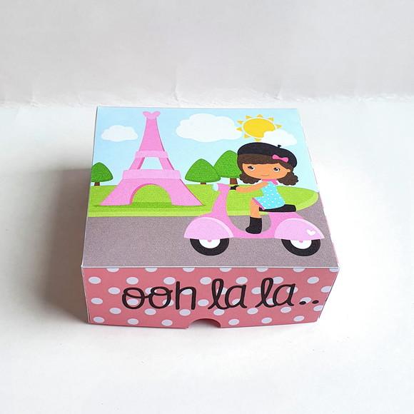Caixa para 4 Doces - Paris