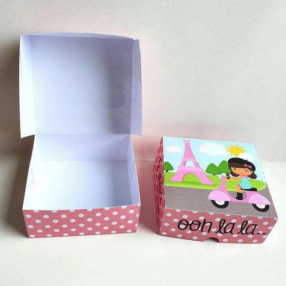 Caixa para 4 Doces - Paris