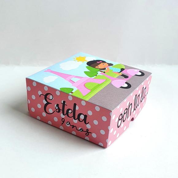 Caixa para 4 Doces - Paris