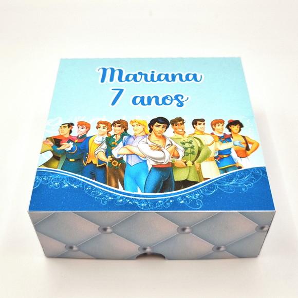 Caixa para 4 Doces - Príncipes Disney