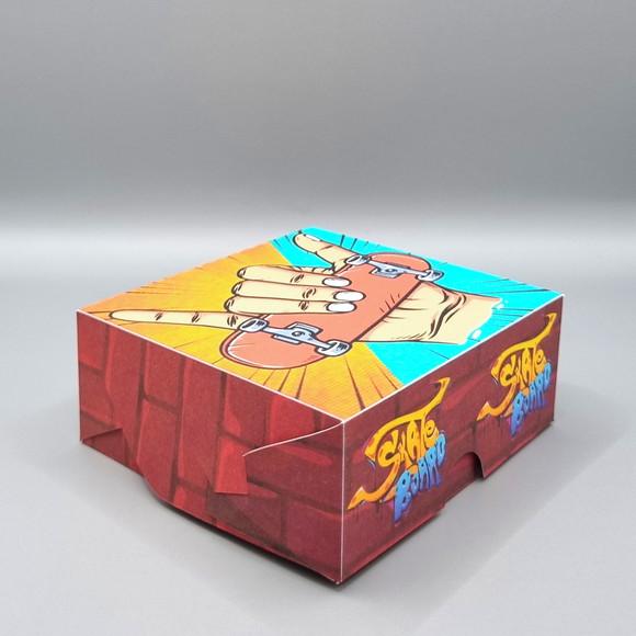 Caixa para 4 Doces - Skate de Dedo