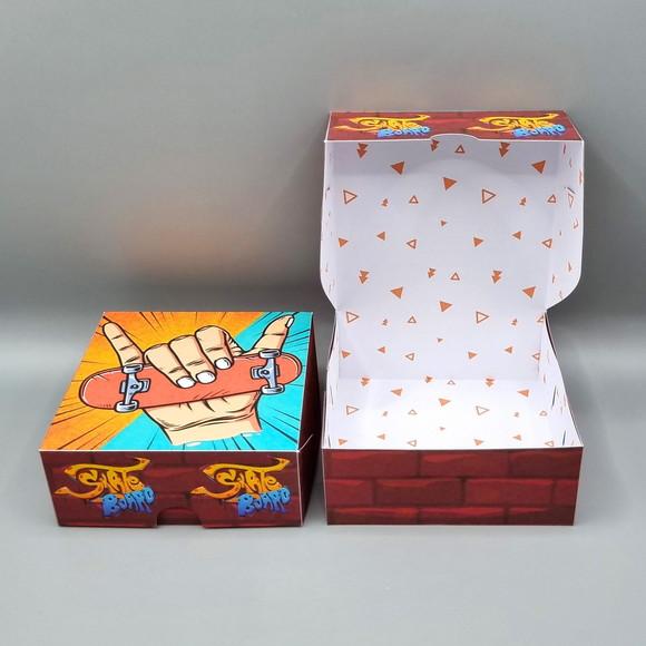 Caixa para 4 Doces - Skate de Dedo
