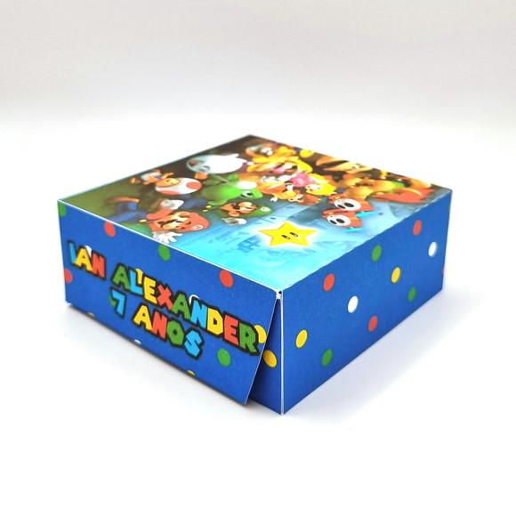 Caixa para 4 Doces - Super Mario
