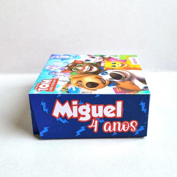 Caixa para 4 Doces - Talking Tom
